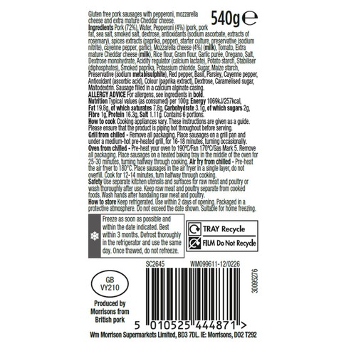 Morrisons The Best Hot Honey & Halloumi Quiche 400g thumbnail 2