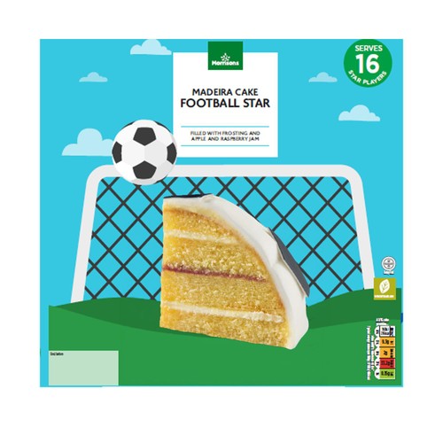 Morrisons Football Celebration Cake Serves 16 1008g