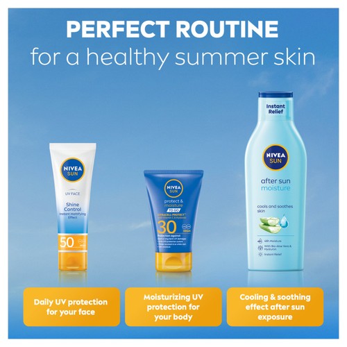 Nivea Adults Protect & Moisture To Go SPF 30 Travel Size 50ML thumbnail 2