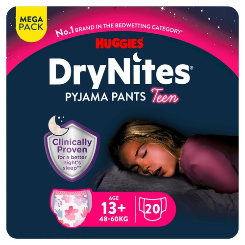 Drynites 13+ Girl Mega Pyjama Pants 20 Pack