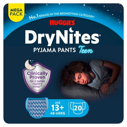 Drynites 13+ Boy Mega Pyjama Pants 20 Pack