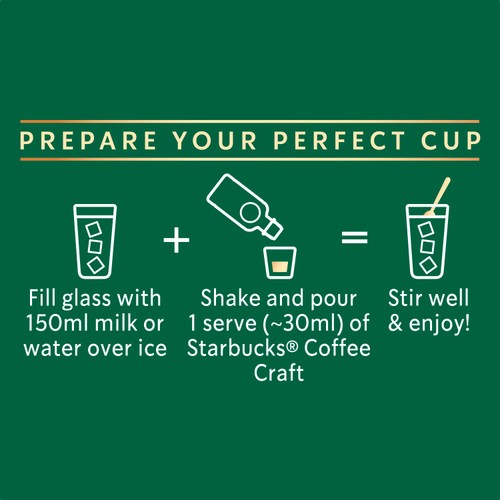 Starbucks Signature Caramel Flavour Iced Coffee Concentrated thumbnail 4