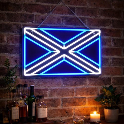 Brooklyn Neon Light Scottish Flag thumbnail 2