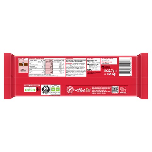 Kitkat 2 Finger Cookie Dough Flavour 8 x 20.7g thumbnail 3
