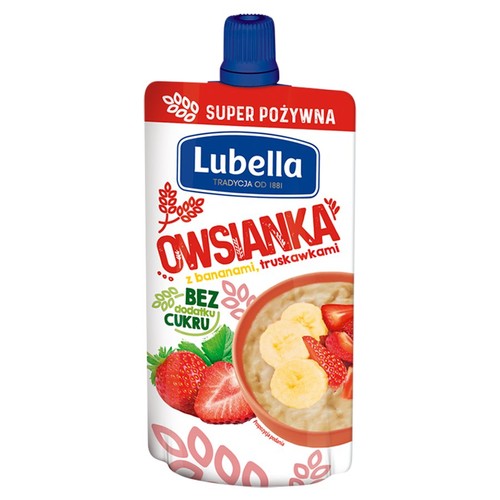 Lubella Porridge Pouch Banana And Strawberry 100G