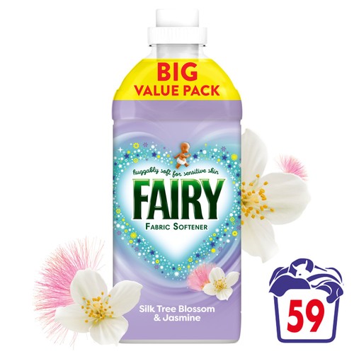 Fairy Fabric Conditioner Silk Tree Blossom Jasmine 59 Washes