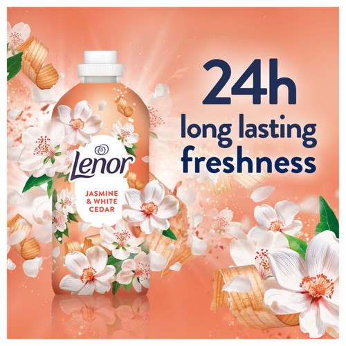 Lenor Fabric Conditioner Liquid Jasmine & White Cedar 59 Wash  thumbnail 3