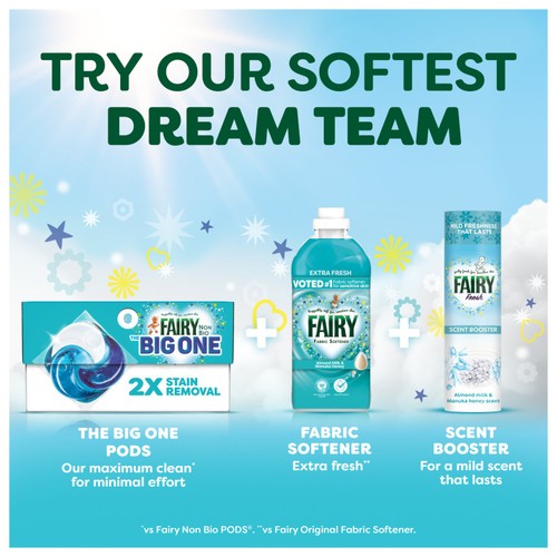 Fairy Fabric Conditioner Almond Milk Manuka Honey 59washes  thumbnail 4