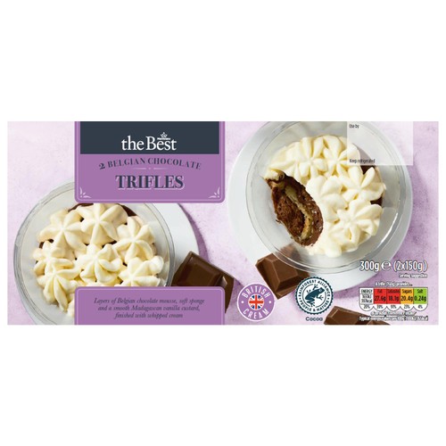 Morrisons The Best Chocolate Trifle 2x150g