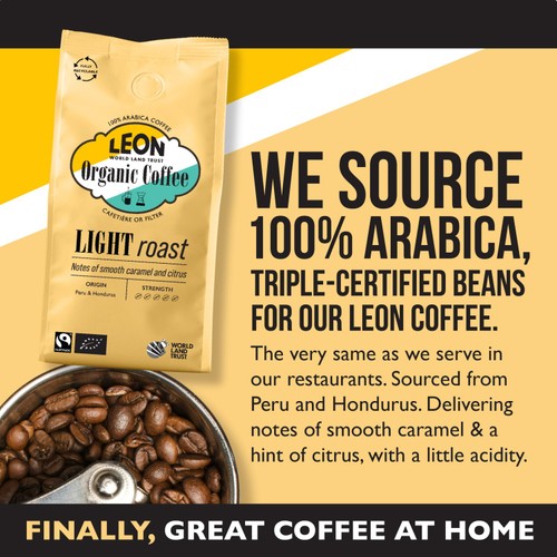 Leon Light Roast Ground Coffee thumbnail 3