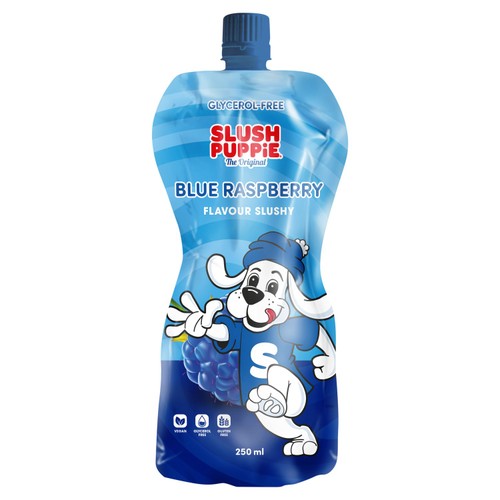 Slush Puppie Blue Raspberry Kids Slush Drink 250ml