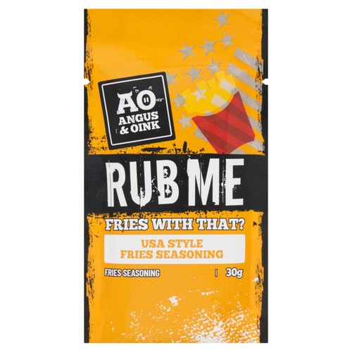 Angus & Oink Rub Me USA Style Fries Seasoning Fries Seasoning 30g