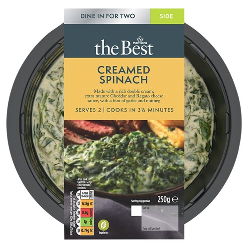 Morrisons The Best Creamed Spinach 250G