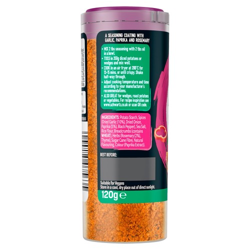 Schwartz Air Fry Potato Seasoning 120g thumbnail 3