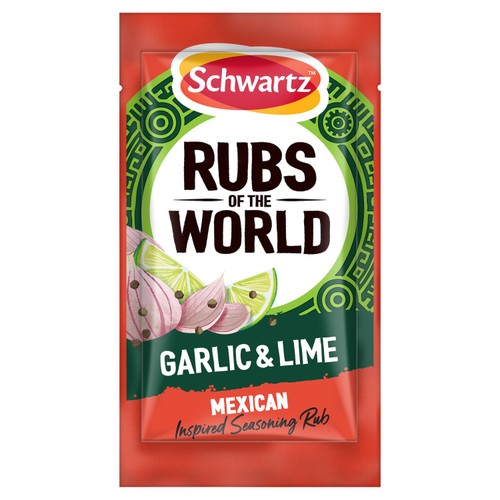Schwartz Mexican Garlic & Lime Rub 24g