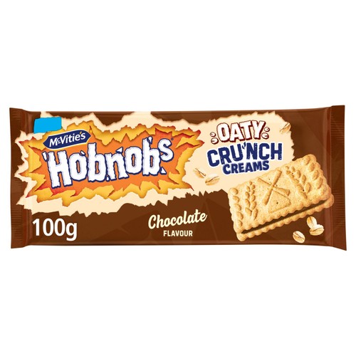 Mcvitie's Hobnobs Oaty Cru'nch Creams Chocolate Flavour 100g