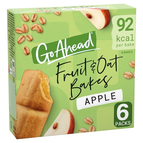 Go Ahead Apple Fruit & Oat Bakes 6 x 25g