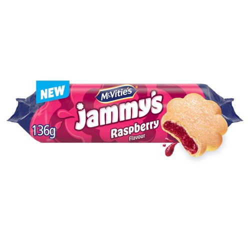 Mcvitie'S Jammy'S Raspberry Biscuits 136.5g