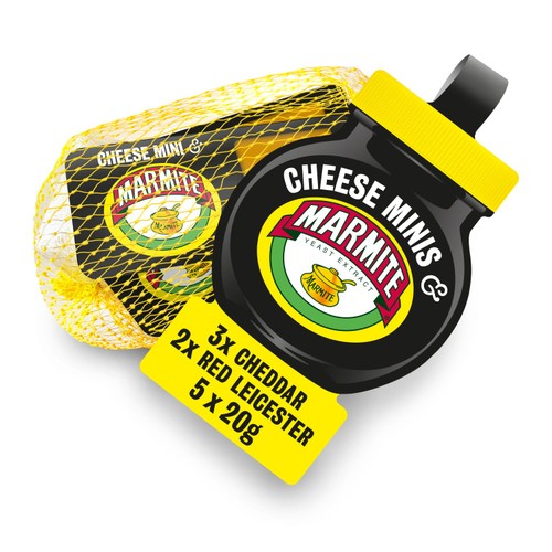 Marmite Cheddar & Red Leicester Cheese Sticks 100g