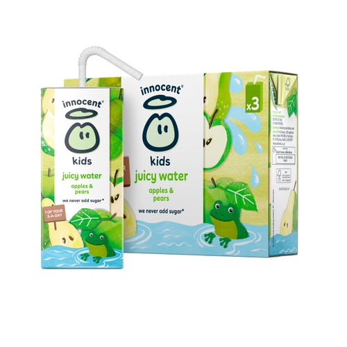 Innocent Kids Juicy Water Apples & Pears 3x200ml thumbnail 2