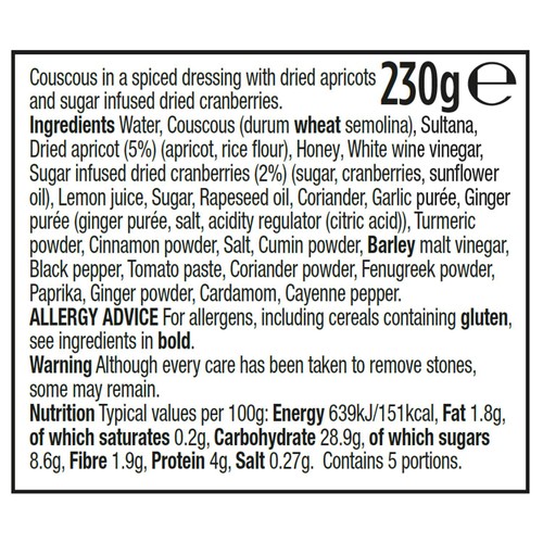 Morrisons Fruity Couscous 230g thumbnail 2