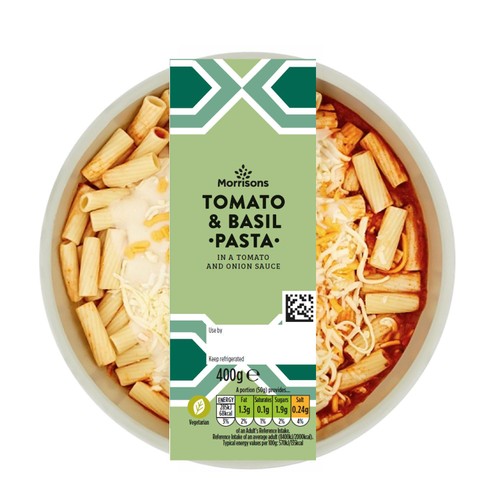Morrisons Tomato & Basil Pasta 400g