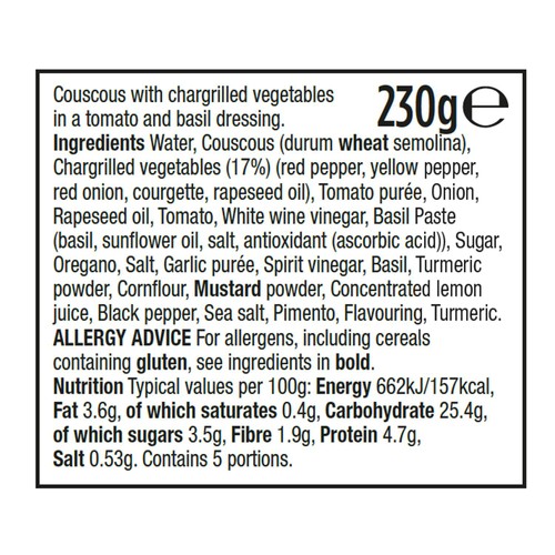 Morrisons Mediterranean Vegetable Couscous 230g thumbnail 2