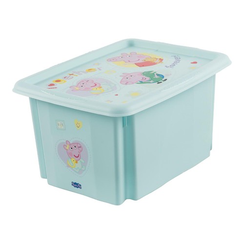 Karolina Peppa Pig 24l Turn Around Stacking Box With Lid