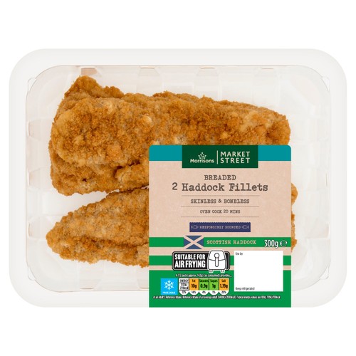 Morrisons Scottish Market Street Breaded Haddock