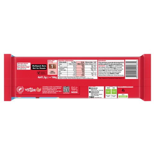 Nestle Kitkat 4 Finger Cookie Dough 4x41.5g thumbnail 2