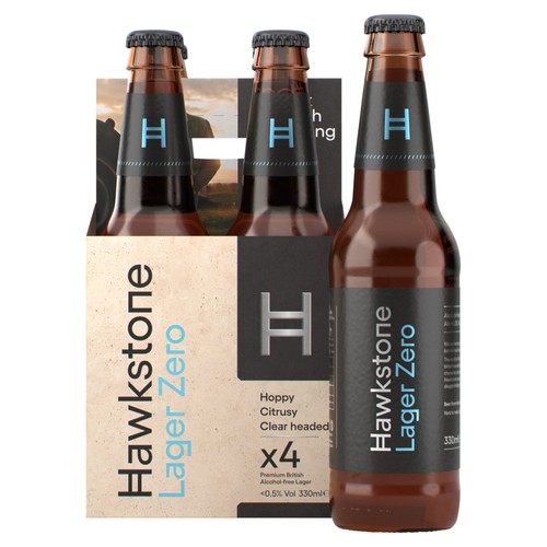 Hawkstone Zero Lager 4 X 330Ml thumbnail 2