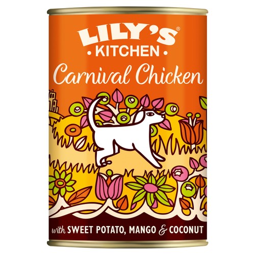 Lily's Kitchen Carnival Chicken with Sweet Potato & Turmeric for Dogs 400g