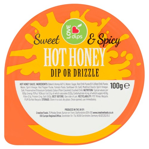 Morrisons Sweet & Spicy Hot Honey Dip 100G