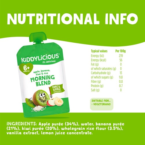 Kiddylicious Kiwi Rice 100g thumbnail 3