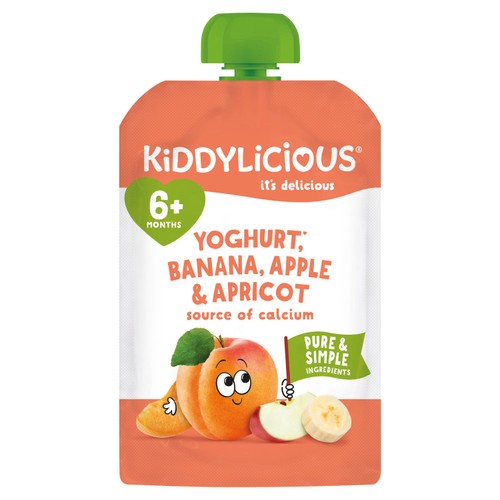 Kiddylicious Yogurt Apricot 100g
