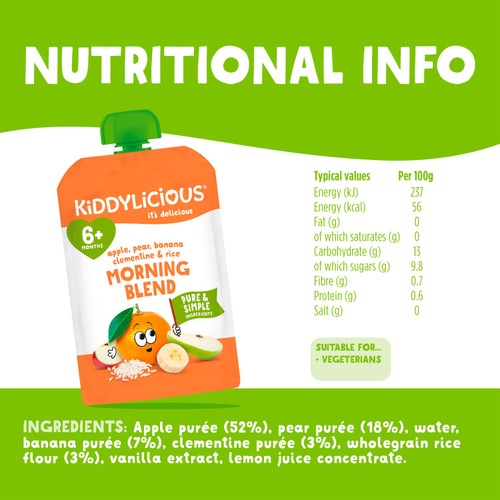 Kiddylicious Mandarin Rice 100g thumbnail 3