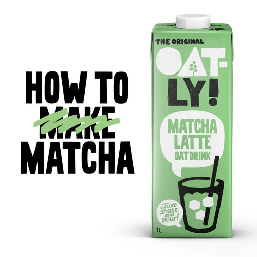 Oatly Oat Drink Matcha Latte 1L thumbnail 3