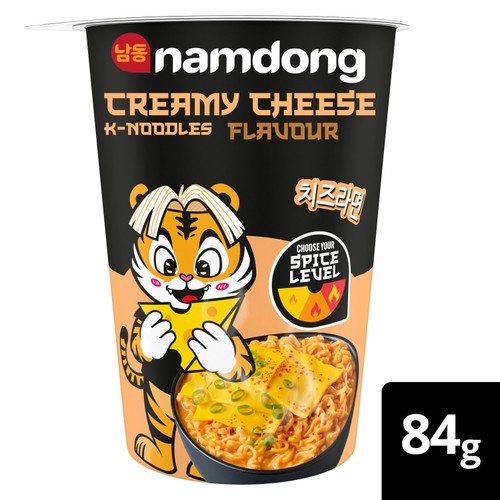Namdong Creamy Cheese Flavour Instant K-Noodles 84g
