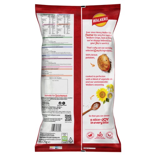 Walkers Classic Variety Crisps 14 x 25g thumbnail 2