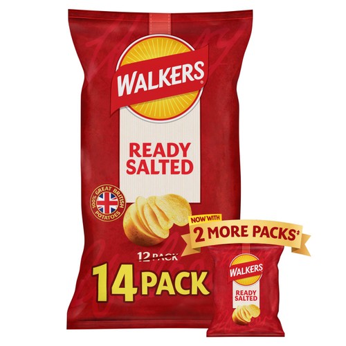 Walkers Ready Salted Crisps 14 x 25g