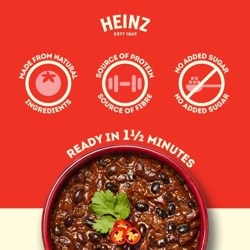 Heinz Chilli Black Beans Microwave Pouch thumbnail 5
