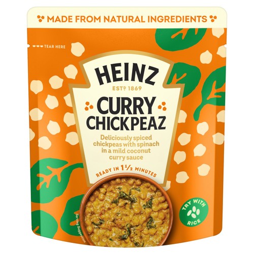 Heinz Curry Chickpeas Microwave Pouch thumbnail 2