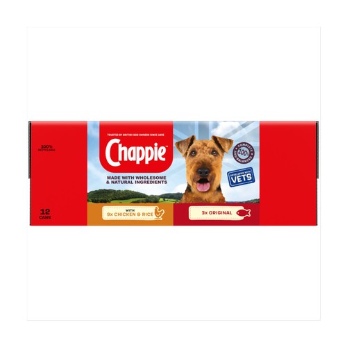 Chappie Adult Wet Dog Food Tins Favourites 12 x 412g thumbnail 2