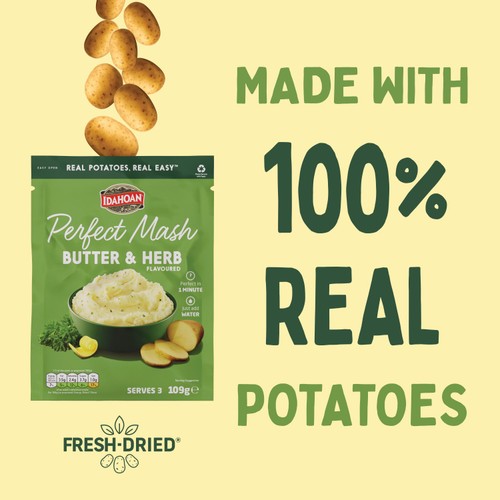 Idahoan Perfect Mash Butter & Herb (109g) thumbnail 3