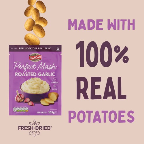 Idahoan Perfect Mash Roasted Garlic (109g) thumbnail 3