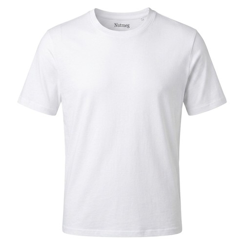 Nutmeg Men's XXLarge White Short Sleeve T-Shirt