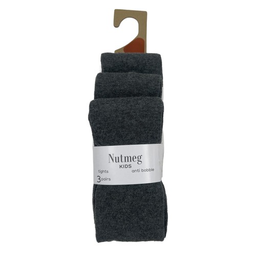 Nutmeg 4-5 Years Grey Supersoft Girls Tights