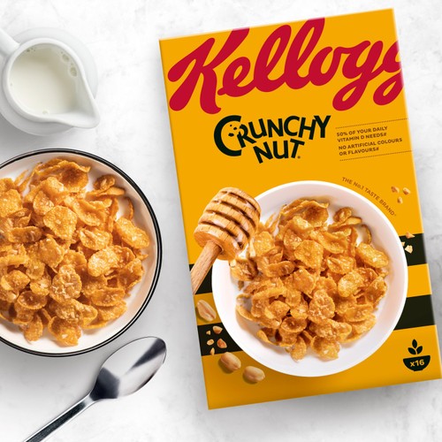 Kellogg's Crunchy Nut Breakfast Cereal  thumbnail 4
