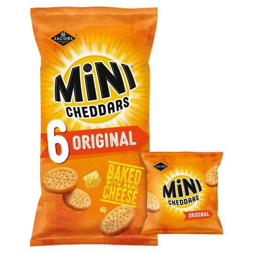 Jacob's Mini Cheddars Original Multipack Baked Snacks thumbnail 2