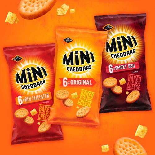 Jacob's Mini Cheddars Original Multipack Baked Snacks thumbnail 4
